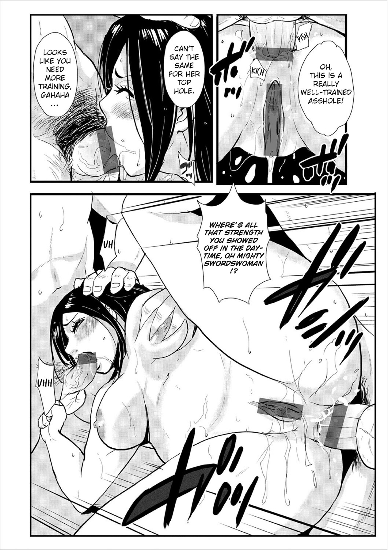 Hentai Manga Comic-Knocked Up Samurai 02: The Post Town and the Ronin, Tied and Teased-Read-18